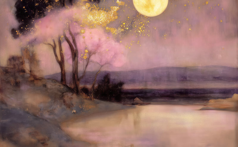 Pink Moon by @Marina Marchione on Etsy